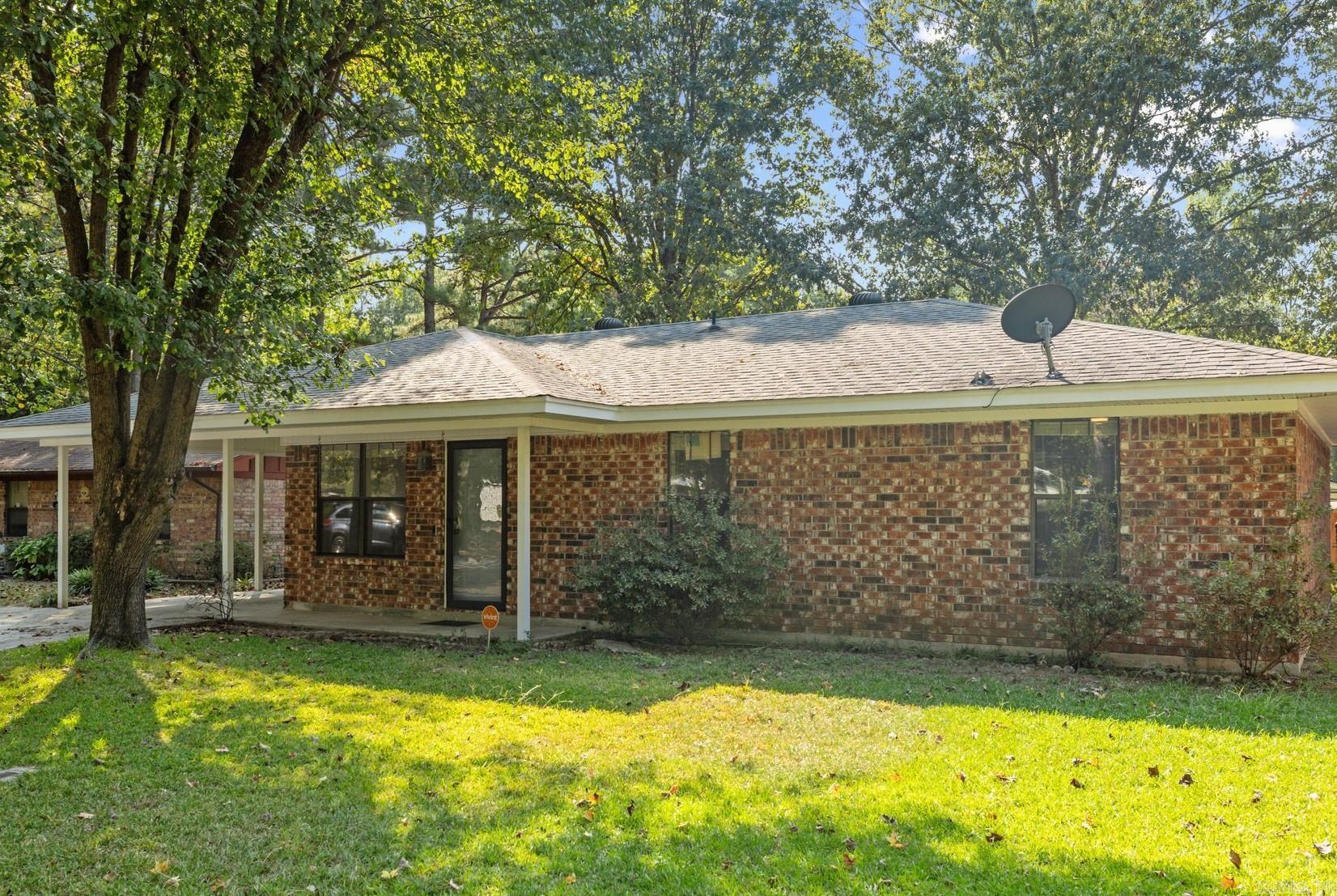 Cute 3 bedroom 2 bath with fenced yard across from a park! Great for a starter home or investment. Everything works! Recent updates include new roof and work to the HVAC. Priced to sell quickly. Only about a 15 minute commute to UAPB or Saracen Casino. Don't miss this one! Agents see remarks about offer submission.