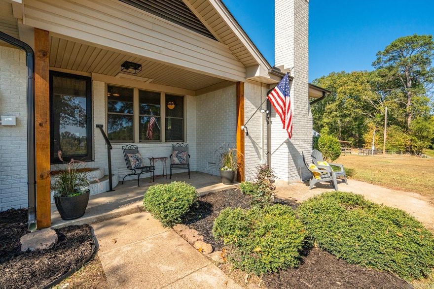 Live the American Dream in this beautifully renovated home on Country Club Rd., Hot Spring County, AR! Enjoy modern conveniences and rural benefits on 13.6 acres of pasture and wooded land with Little Clear Creek frontage, near Malvern Country Club. Every room has been thoughtfully renovated to today’s tastes while maintaining the home’s character. The sellers, real estate agents, discovered this exceptional property and renovated it for future owners. Upgrades include refinished hardwoods, renovated kitchen and bathrooms, new plumbing and lighting fixtures, fresh paint, custom tile work, butcherblock and quartz countertops, new roof/gutters, and more. Perfect for a Hobby Farm with 2 barns (a primitive log barn and a modern pole barn), cross fencing, pasture land, and well access. There’s even an additional home site (ask for details). Watch the sunrise from your front porch and enjoy evenings on the deck overlooking the green pasture and nostalgic barn. This location, acreage, and home are truly special; come explore.