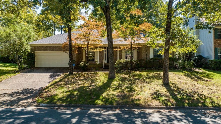 Lovely 4-bedroom one level on quiet street in Don Roberts school zone.  Large living room with cathedral ceiling with skylights and custom-built bookcases, as well as a gas fireplace.  Wood flooring in entry, dining and kitchen. Kitchen has granite counters and JennAire gas cooktop and double wall ovens.  Primary bath has sep tub and shower with double vanity. Primary bedroom has direct access to the backyard patio.  The additional 3 bedrooms are separate from the primary bedroom and share a large bathroom.  Large two car garage with plenty of storage. Newer roof, HW tank and water pressure regulator.  Refrigerator, washer and dryer will convey.