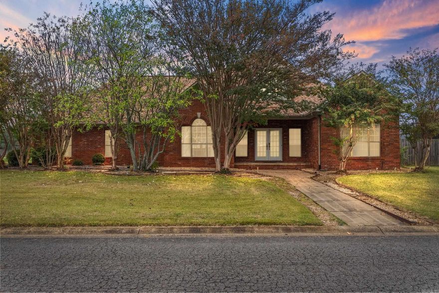 LOCATION, LOCATION, LOCATION! Located in Conway’s desirable Woodland Springs Neighborhood, this beautiful home nestled in a quiet cul-de-sac, boasts a popular split floorplan with 4 lg bedrooms (downstairs), 2 1/2 bathrooms, huge media/playroom (upstairs) pre-wired for a projector & speaker system and nearly 3,000 sqft of spacious living area. Tons of natural light and 12-foot living room that’s prewired for a surround system. Recently upgraded kitchen features double NEW granite countertops, NEW backsplash, NEW appliances, double oven and a convenient walk-in pantry, ensuring both style and functionality. Fresh interior paint throughout, NEW luxury vinyl flooring in dining room & bedrooms, NEW attic insulation. Modern conveniences w/ smart home automation with a fingerprint keypad for main entrance security, mobile-controlled nest thermostat & remote garage door operation and a comprehensive security system. Outside, you'll find a large beautiful front yard & patio and a spacious fenced in backyard & patio w/ raised beds for vegetable garden. Desirable Conway Corp utilities, cable & internet included. Don’t miss out on making this beautiful house your home! Agents see remarks.