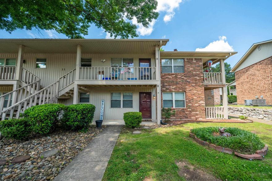 Beautifully updated 2-bedroom, 2-bath first-floor condo in the desirable Shadowbrook community is ideal for full-time living, a weekend getaway, or summer retreat. This corner unit offers added privacy and peaceful views of the stream behind the property from your private patio. Inside features include fresh paint, waterproof vinyl flooring throughout the main living areas and bedrooms, tile flooring in the bathrooms, and a cozy wood-burning fireplace in the living room. The renovated kitchen offers butcher block countertops, updated appliances, and added cabinetry in both the kitchen and laundry area for extra storage. Both spacious bedrooms include private bathrooms for added comfort and convenience. Additional updates include recently replaced windows and window coverings, a new washer and dryer, and a new water heater. Residents also enjoy access to the community pool and clubhouse in this quiet, well-maintained community.