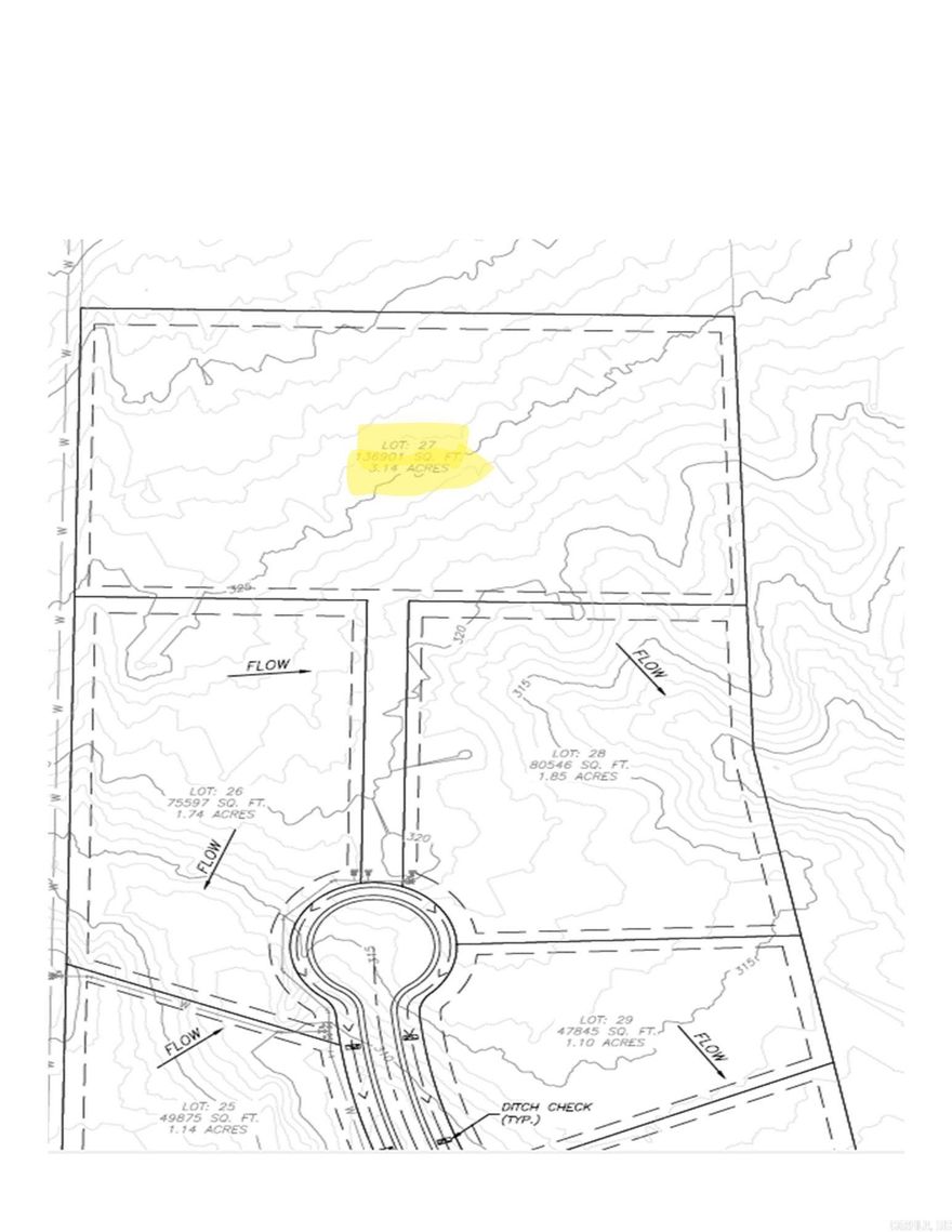 Beautiful lot in the new and growing Hope Valley Estates subdivision.   This is the LARGEST lot in the subdivision, on a hill, in the end of the cul-de-sac, with so much room and privacy! All the space of living in the country with all the benefits of a managed POA.   All underground utilities, natural gas, At&t Fiber! Only 15 minutes to Little Rock or Sheridan. East End Sheridan Schools!  Coming soon to Hope Valley Estates: Splash pad, playground and dog park!