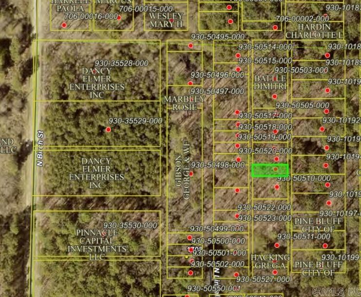 Vacant/Undeveloped residential lot in the Pine Cone Park Addition of Pine Bluff. Owner financing is available, providing a great opportunity to become an Arkansas property owner!