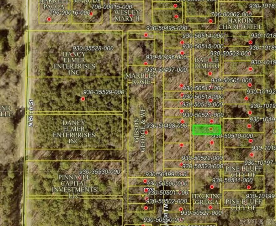 Vacant/Undeveloped residential lot in the Pine Cone Park Addition of Pine Bluff. Owner financing is available, providing a great opportunity to become an Arkansas property owner!
