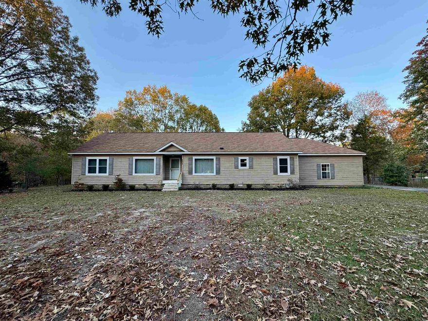 Looking for country living? This is the home for you! This property is nestled on just over 3 acres and is suited for your small livestock and country living needs. The property features 2 fully fenced and gated sections for livestock, a chicken run, a small barn, and a fully fenced back yard. This home has 3 bedrooms, 2 bathrooms, a living room, dining room, breakfast nook, as well as a separate den. Fresh paint throughout the entire home! The home also has a handicap accessible ramp in the garage entrance to the house. Roof was replaced in July 2019. Located in Bryant School District.