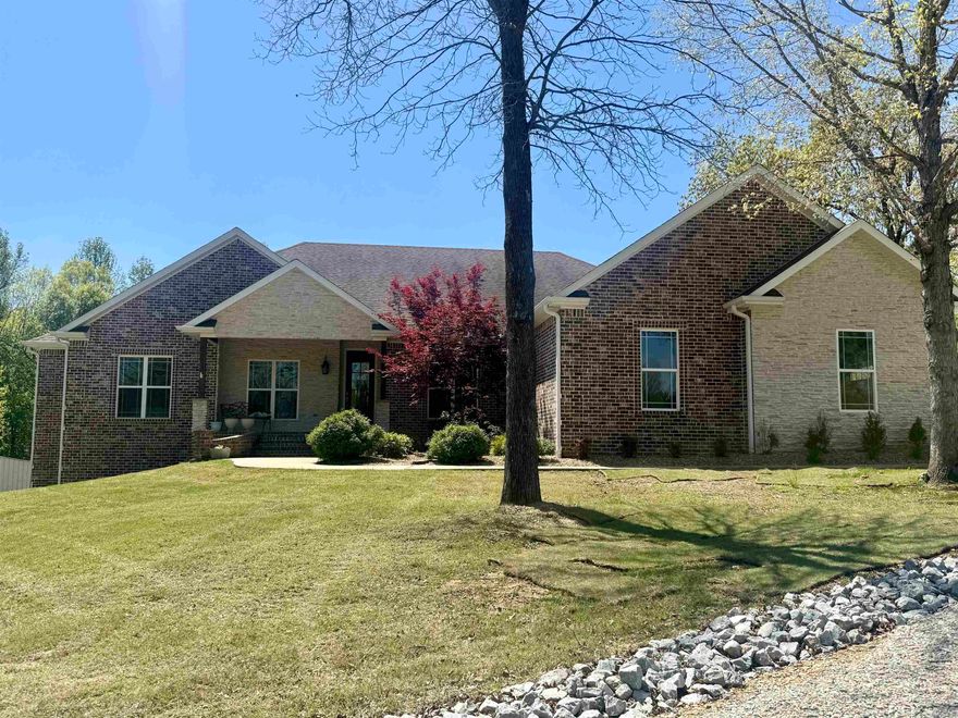 Stunning basement home on 10.46 acres with in-ground pool and exceptional space for living & entertaining!  This impressive property offers approximately 4,893 sq ft of living space (excluding a separate 11’ x 32’7” storage room) and features 6 bedrooms, 4 bathrooms, and two full kitchens—both with island seating.  The main level includes 4 bedrooms, 3 bathrooms, a spacious living room, formal dining area, well-appointed kitchen, mudroom, and laundry room, along with access to a screened-in porch and deck - perfect for enjoying the outdoors.  The walk-out basement opens directly to the pool area and provides a complete second living space with a full kitchen, living room, dining area, 2 bedrooms, 1 bathroom, game room, bonus/workout room, and a large covered patio.  Additional highlights include granite countertops throughout both kitchens, all bathrooms, and the laundry room, two walk-in pantries, abundant storage, and a 2-car garage.  Outside, you’ll find a 20x40 in-ground pool and plenty of room to roam across 10.46 acres - offering privacy and versatility in a beautiful setting.  A rare opportunity with space, function, and flexibility - this property truly has it all!