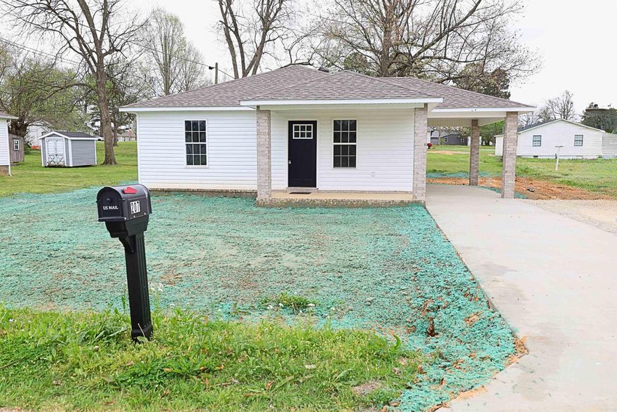 This newly constructed home is move-in ready and waiting for you. Featuring 3 bedrooms and 2 full bathrooms with spacious vanities, this home offers an open living, dining, and kitchen floor plan designed for comfortable everyday living. You’ll love the neutral color palette throughout, granite countertops, and stainless steel appliances — including the refrigerator. A convenient carport adds extra functionality to this beautiful property.