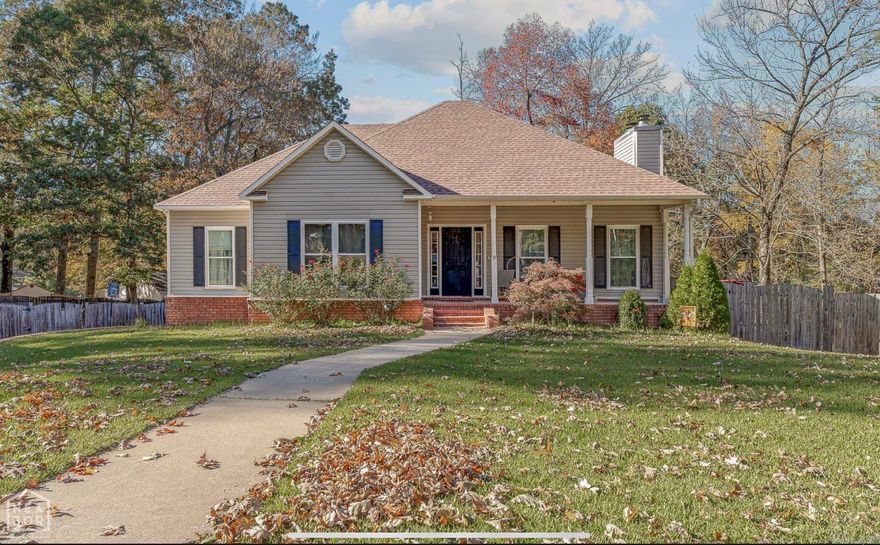 If you have been waiting on a home that checks your boxes but at a great price, this is it! This updated 4 bedroom, 3 bath home offers a total of 2,440 sq ft of heated and cooled living space, including a walkout finished basement with a private bedroom and bath-perfect for guests, teens, or as an in laws suite. The main level features a warm and inviting LR with a fireplace that is wood burning but can easily be converted back to gas, plus gorgeous built in shelving for storage or decor. The kitchen provides abundant white cabinetry, a breakfast bar, and a bright dining area framed by a wall of windows over looking the back yard. Major updates include new windows in 2023 and new roof in 2021, plus a new enclosed sun porch that offers year round enjoyment with views of the in ground swimming pool and large privacy fenced backyard with mature shade trees. Pool needs a new liner but had a new pump in 2024. Located in a small quiet cove within an established neighborhood, this home is move in ready and hard to beat within the Valley View School District. At just $299,900 this home is a steal of a deal.