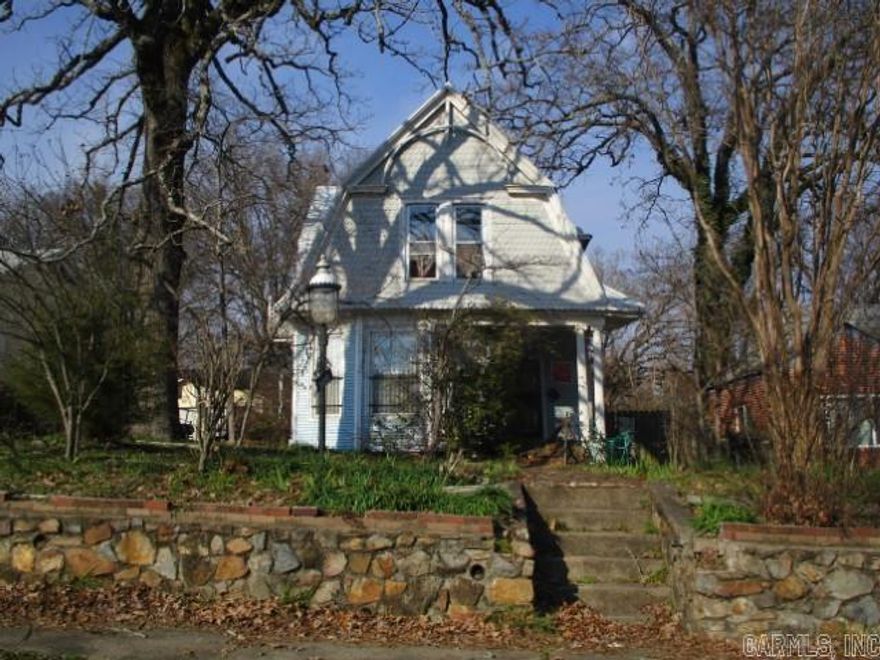 NEW PRICE!!! Investors don't miss out on this rare opportunity on a historic home in downtown Little Rock.  This home was built in 1894 and has lots of historic charm.  With a little TLC and some elbow grease this property could really be something special.  Property does have some fire damage upstairs and a Hold Harmless agreement must be signed before entering.  **Agents please READ agent/confidential remarks section for additional information, showing and offer instructions**