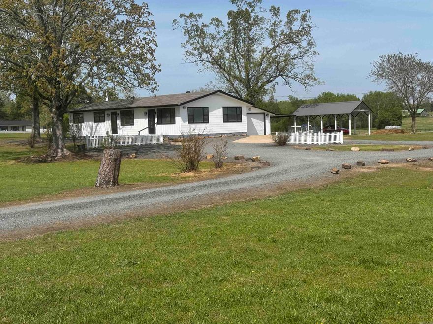 What a great property! Right in the middle of town and move in ready.  Remodeled and roof 2 years old.  3 minutes to Shiloh marina and boat launch. Plenty of room to build a shop, another home, or a business. This property has lots of options. Mineral rights do not convey. Seller says well was working in 2014 but hasn't been used since. Home comes fully furnished. Being sold as is. Part of the square footage is the heated & cooled finished out garage. Drive by and give us a call today.