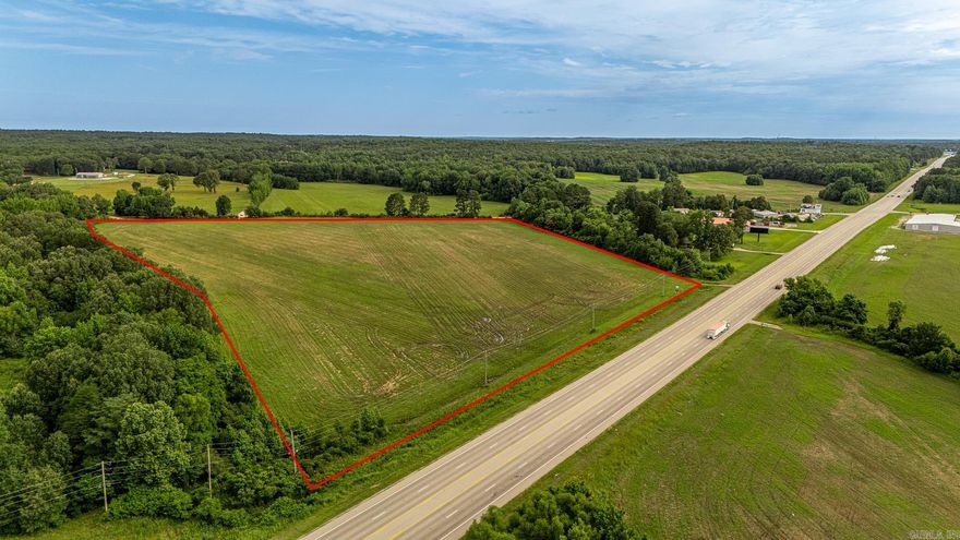 This 10 acres is available for sale with many opportunities to develop, this property is on the Craighead and Greene County line boarding 761 Road in the back and the front High traffic area of HWY 49 heading south to Brookland as well. Survey on file and multiple options for splitting. Property can be split into 3 tracts, 2-10 acre tracts and 1-8 plus acres (perc test done) on 8 acres other two tracts would need non-traditional septics--28.52 acres total can be split with above info. this is for 10ac on road 761 side of parcel