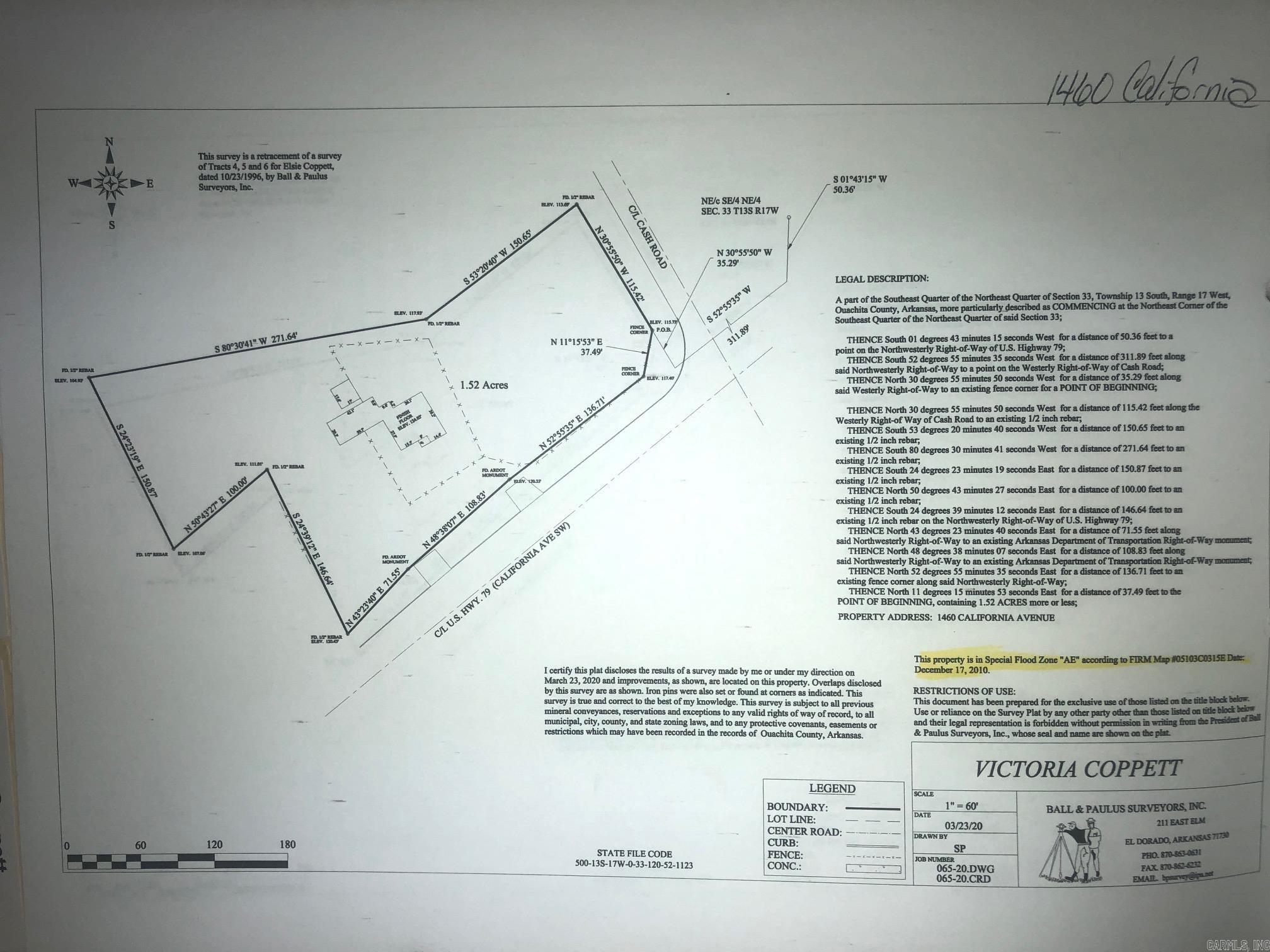 CAMDEN CITY METES & BOUNDS - Residential