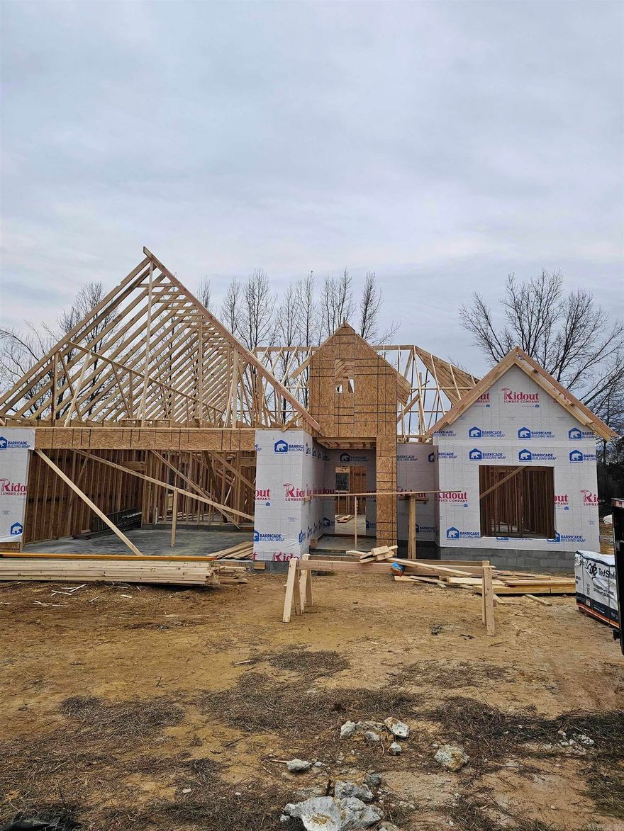 Refined new construction 3-bedroom home showcasing an elegant open-concept design with elevated modern finishes throughout. A thoughtfully curated palette of organic, neutral tones creates a sophisticated and timeless interior. The kitchen flows seamlessly into the living and dining spaces and features a dedicated pantry for enhanced storage and functionality. The private primary suite offers dual walk-in closets and a spa-inspired bath. Meticulously designed for both style and comfort, this home blends modern luxury with effortless livability. Home is still under construction and has an estimated completion for the end of May 2026.