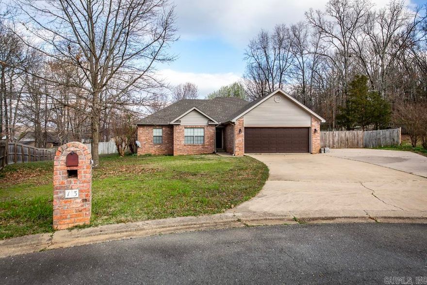 Beautiful Magness Creek home nestled on cul-de-sac.  New Roof in 2020, New HVAC 2019. New 16x20 covered deck. Large spacious living room and primary suite.  Walk in closets, jetted tub, double vanities. Kitchen/dining combo, granite counter tops, stainless appliances and a breakfast bar.  Washer/dryer and refrigerator will convey. Garage is heated/cooled and has indoor/outdoor carpet.  Could make a great man cave or work out area.  Huge fully fenced backyard, storage shed with small AC unit.  Two extra parking pads.  Walking distance to Magness Creek Elementary, basketball & tennis courts.