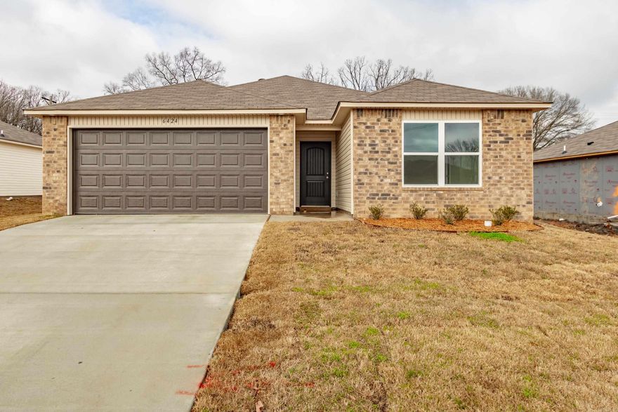 Come see this LOVELY Taylor plan! The home is complete and move-in-ready!   Upgrades in this home: 3050 Low E window in Master Bed, soaker tub/shower combo in Master Bath, plumbing faucet upgrade 2, flush laminate bar top in Kitchen, raised ceilings in Living Areas per municipal requirements, Cheyenne style interior doors, baseboards level 2, double bowl laminate vanity in Master Bath, LED disk lights in Master Bedroom and Living Room, full sod, microwave hood in Kitchen, smooth top range.   PLEASE NOTE: The city that governs this home is SHERWOOD. The mailing address for this property is NORTH LITTLE ROCK because of ZIP Code placement.