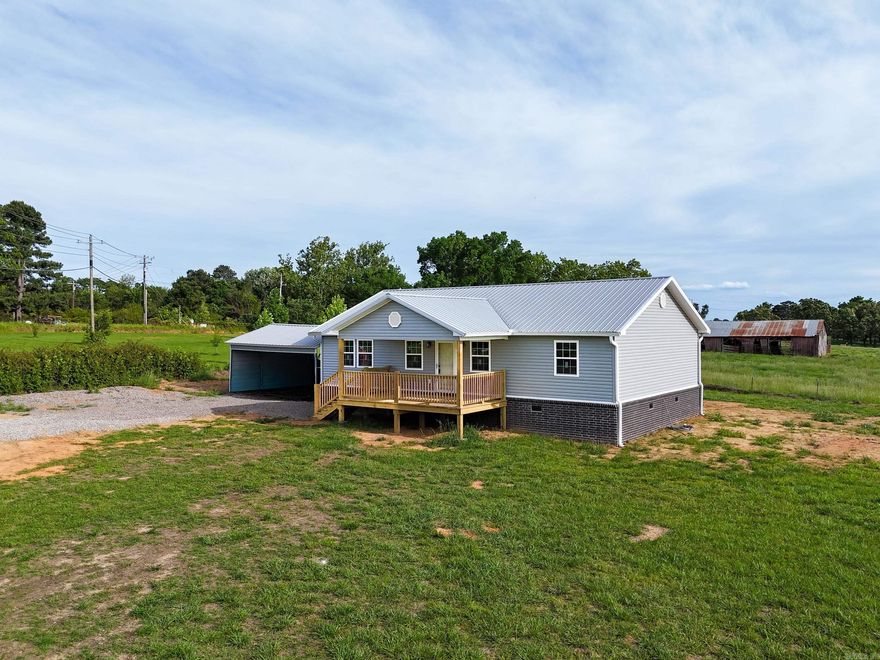 This new construction home offers 3 bedrooms and 2 bathrooms on a 1.16-acre lot, combining rural living with the convenience of a short drive to town. This home also features a 2-car carport. Inside, you’ll appreciate the split floor plan, designed for both comfort and privacy. The home features stylish finishes, modern flooring, and an abundance of natural light that enhances the bright, open living space. A clean, neutral color palette provides the perfect canvas to make it your own. Don’t miss the opportunity to make this home yours, schedule your private showing with me today!