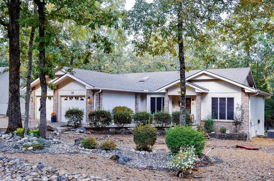 Pride of ownership shines through this well maintained one owner home....This 3 bedroom 2 bath home is one of the Cooper Homes popular floor plans. The owners have updated the floors with laminate, installed granite counters and immaculately cared for the property. There is a wonderful workshop for the handyman below the home. The yard is beautifully landscaped with stone and numerous planted perennial beds of flowers. Offering a split bedroom floor plan ,open living great room and easy care exterior, you will want to call this your new home. Hot Springs Village Property Owner Association has a new member buy-in fee of $2,000.00 due and collected at closing.