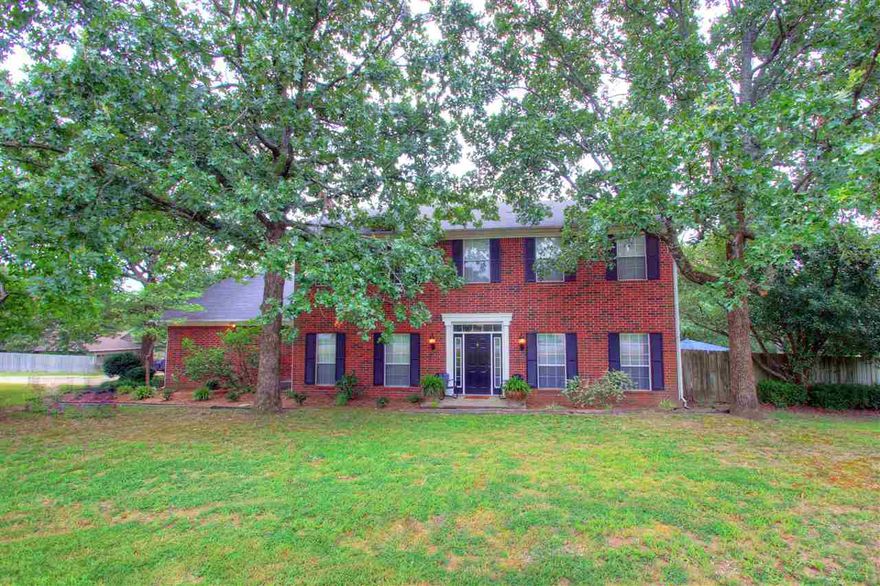 Remarkable home sitting on large corner lot with inground pool!  Home offers large living with woodburning fireplace, kitchen with dining, formal dining room, all recently painted om inside, tastely decorated, good looking on inside and out!