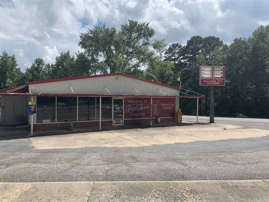 Grocery store located on intersection of Hwy 10 and Hwy 9. 3 Acre lot with additional room for expansion or future home site. Store has great potential and in the path of progress. High Visibility and greatly needed for the area for services.
