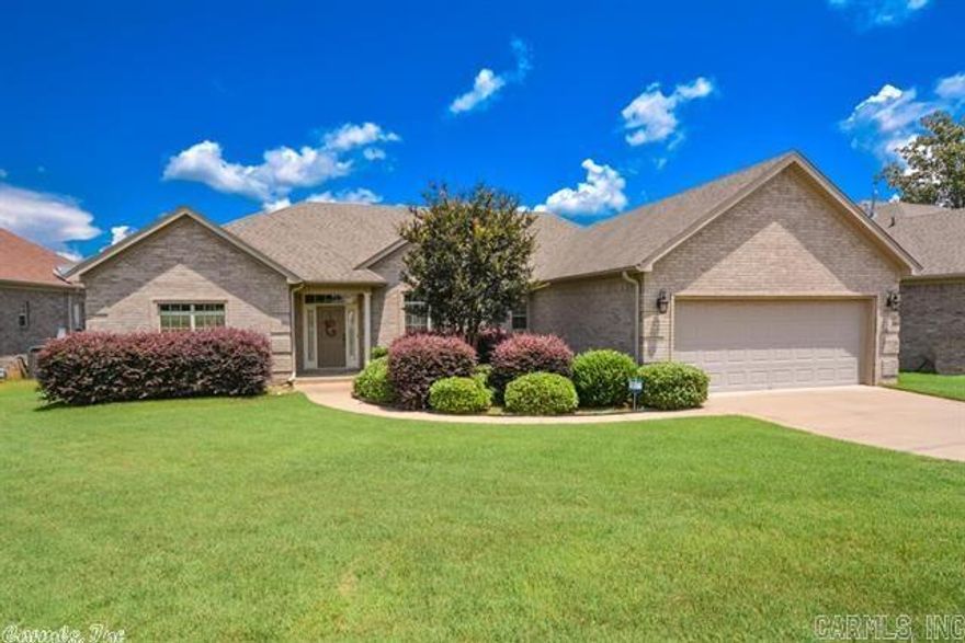 Wonderful family home in Miller's Crossing. This one level, all brick home features 4 bedrooms, 2.5 baths, formal dining & large eat-in kitchen. Master & one other bedroom apart from other 2 bedrooms with a jack-n-jill bath. Large master bath with two vanities, jetted tub & awesome walk-in tile shower. Kitchen with granite, island, stainless, gas range, desk area & large pantry. Great living room w/ tray ceiling & gas log fireplace open to formal dining. Level, fenced backyard w/ covered deck