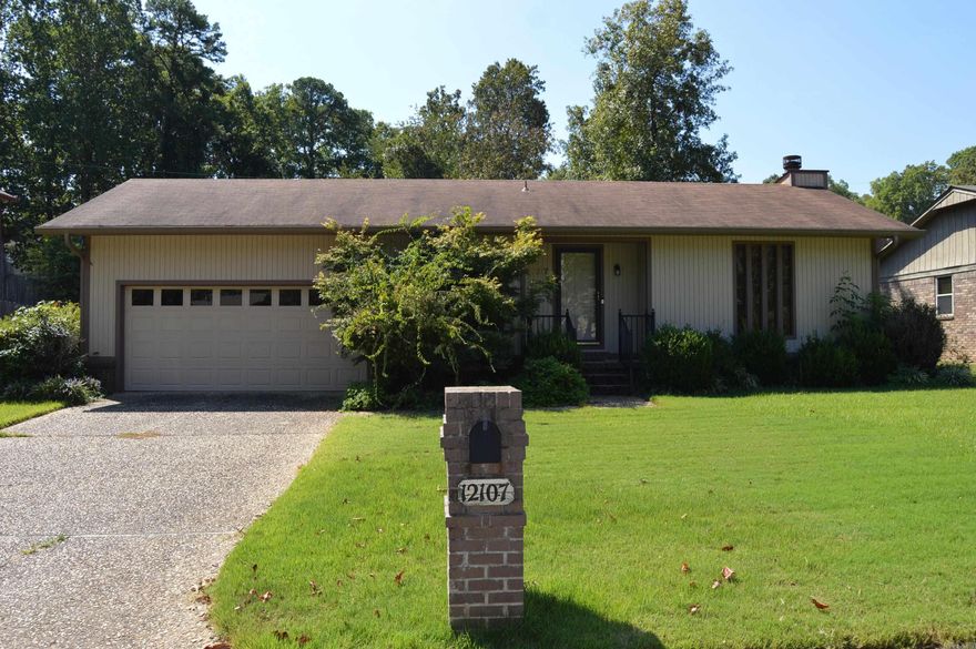 This home is so charming!  Very well maintained home central to everything. 3 bedrooms with 2 full bathrooms.  There is so much space in the kitchen and great-room.  The great-room features a floor to ceiling brick fireplace with wood beams along the vaulted ceiling.  The home has a great floor-plan and all the bedrooms are a nice size!   Would be a perfect first home.  Refrigerator, washer and dryer can convey.  Agents see remarks.