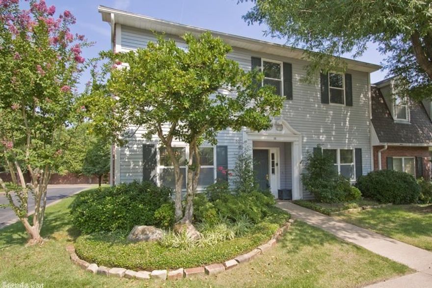 Elegant home in gated neighborhood close to dining, churches,& shopping. Exterior is maintained by POA. Master BR & BA & formal entertaining areas down. Wet bar opens to greatroom with fireplace. Beautiful moldings, hardwood floors & sunroom overlooking beautifully landscaped courtyard. Upstairs is 2nd master suite & 2 additional bedrooms/office.gameroom. New HVAC upstairs. Abundant storage with large closets. 2 car rear load garage with built in cabinetry and peg board walls. See agent remarks.