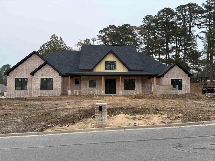 Nestled in the desirable Arlington Park neighborhood of Hot Springs, AR, this stunning Single Family home will be completed in early 2026. Boasting 4 bedrooms, and 3 and 1 half bathrooms, with a private office near the front door, this property offers ample space for comfortable living. The Back porch comes with a real wood burning fireplace and over 800sq ft of covered outdoor patio space for relaxation and entertaining. With modern amenities and stylish finishes, this home is the perfect blend of luxury and functionality. Don't miss your chance to own this exquisite property in a sought-after location.