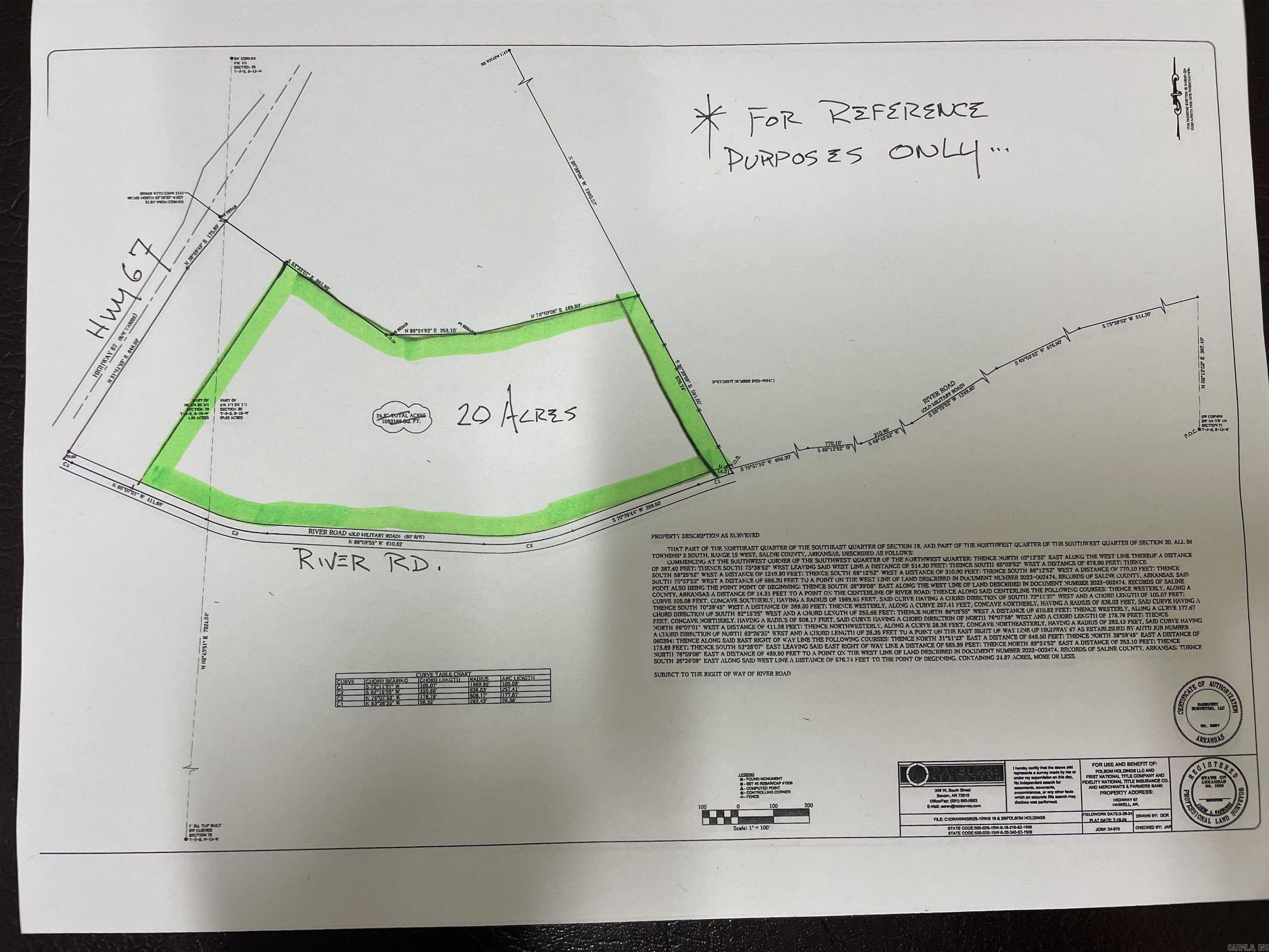 20 acres with great access with unlimited possibilities. Could be zoned for commercial but would be great for residential development if sewer from Haskell becomes available. Great potential for future growth with interstate completion and Buc'ees being close soon. Mostly pasture so helpful in development cost! In Haskell ETJ area. This area is already exploding with growth!