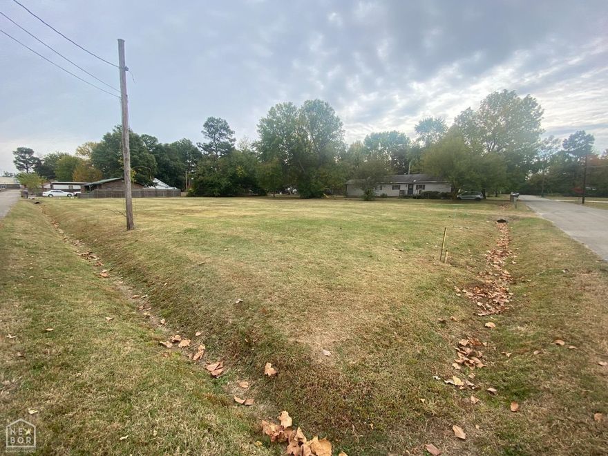 Cleared corner lot consisting of lots 13 & 14. Lots may be combined or kept separate and rezoned for multi-family housing
