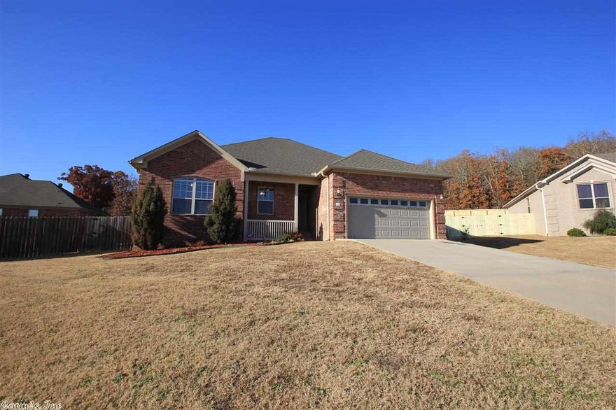 Wonderful home on quiet, cul-de-sac lot.  Home has 4 bedrooms, 2 bath, covered back porch,  great subdivision, brick exterior, excellent look and condition.