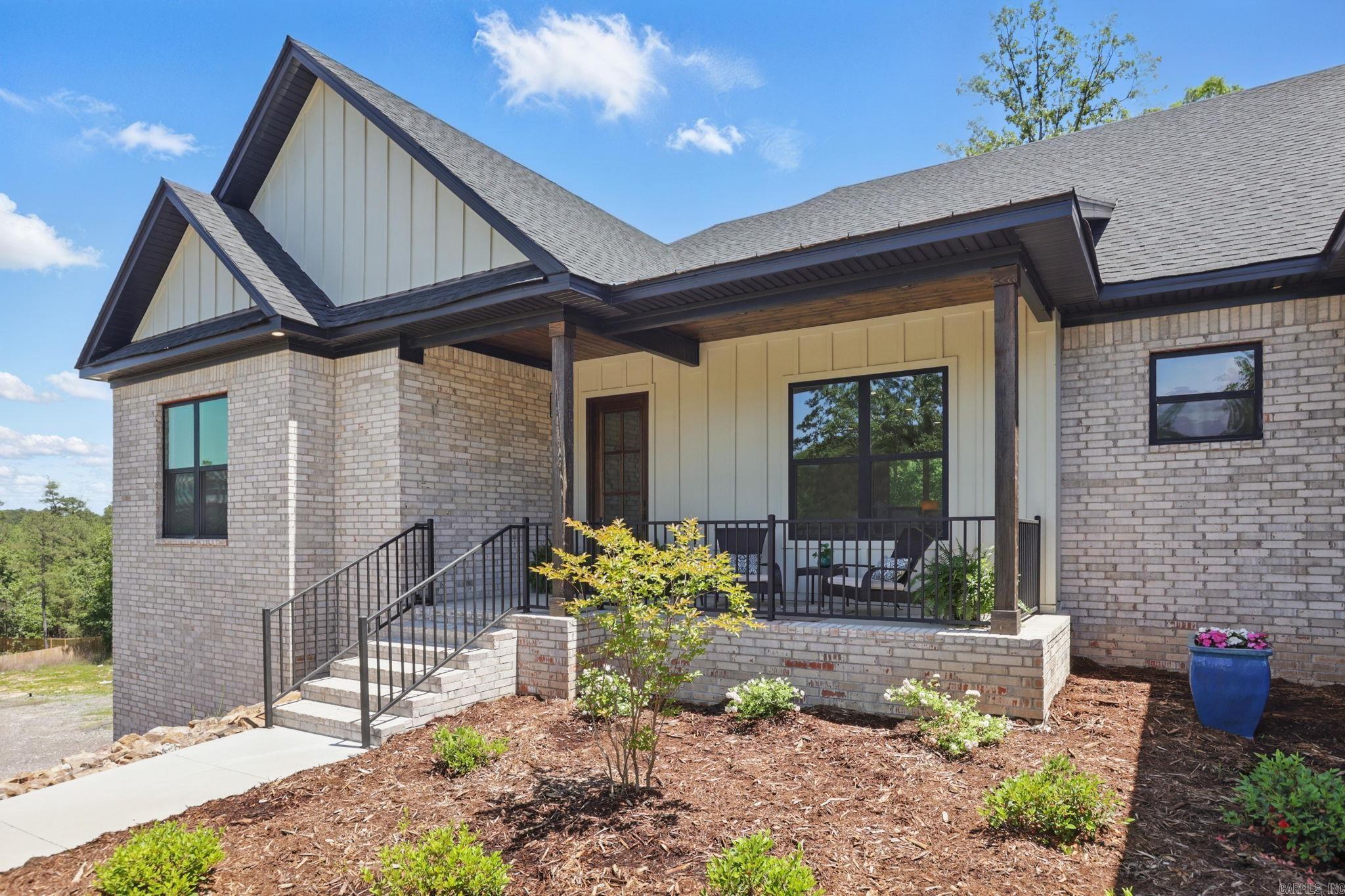 SELLER offering $10,000 toward rate buy down! Dream retreat: tranquility+modern comforts in Waterview Meadows. This NEW contemporary-meets-craftman home elegantly designed with quality finishes, the interiors offer a seamless flow that marries luxury with comfort. Step into a sunlit living space where high ceilings and sophisticated dƩcor create an inviting quality. The gourmet kitchen is fitted with state-of-the-art appliances and includes a gigantic walk-in pantry. Retreat to the master suite, a sanctuary with ample space and spa-like bathroom+incredible boutique-sized closet. 3 additional bedrooms + 2.5 baths provide comfort and flexibility for family or guests, while the versatile upstairs bonus room can easily adapt to an oversized office or game room. Greet friends on lovely front porch & entertain on expansive deck, perfect for soaking in the serene wooded green space. With its perfect balance of seclusion & convenience, this property is a remarkable find for those seeking a harmonious lifestyle steeped in nature's beauty. Neighborhood offerings: miles of trails, a soccer field, tennis/pickle ball courts & a bonfire area. 7 minutes to shopping/schools. Relax & live here.