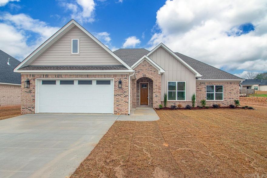 Beautiful New Construction Home located in the new  Roman Heights Subdivision.. Amenities Include: Approximately 2005 SF, 4 Bedrooms, 2 Bathrooms, Living Room with gas log fireplace, Open Floor Plan, Kitchen/Dining Combo, Living/Dining Combo, Large Kitchen Island, Breakfast Bar, Split Bedroom Floorplan, Custom Tile Shower, Laundry Room, LVP Flooring in main areas, Nice Lot, 2 Car Garage, Bryant Schools, And Much More. A Must See....