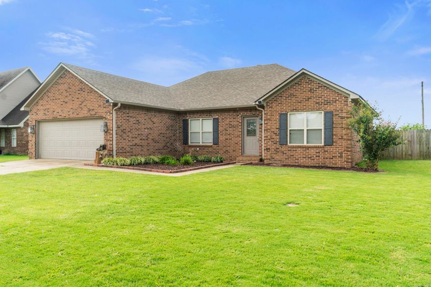 Cute, spacious, and move-in ready! This beautiful 3-bedroom, 2-bath home on Cindy Lane checks all the boxes with an excellent floor plan, fresh updates, and wonderful curb appeal. Step inside to find a large family room that flows into a formal dining area, creating the perfect space for gatherings and entertaining. The kitchen offers plenty of cabinetry, a pantry, and an eat-in area ideal for a breakfast table. The primary suite is a true retreat with soaring ceilings, abundant natural light, a spacious walk-in closet, and an en suite bath featuring a separate tub and shower. A split floor plan provides privacy with two additional guest bedrooms and a full guest bath tucked away on the opposite side of the home. Enjoy the convenience of a two-car garage with attic storage, and step outside to a fenced backyard complete with raised garden beds—perfect for outdoor living and hobbies. With fresh paint, updated HVAC, and thoughtful touches throughout, this home is ready for its new owners. Don’t miss the chance to make it yours!