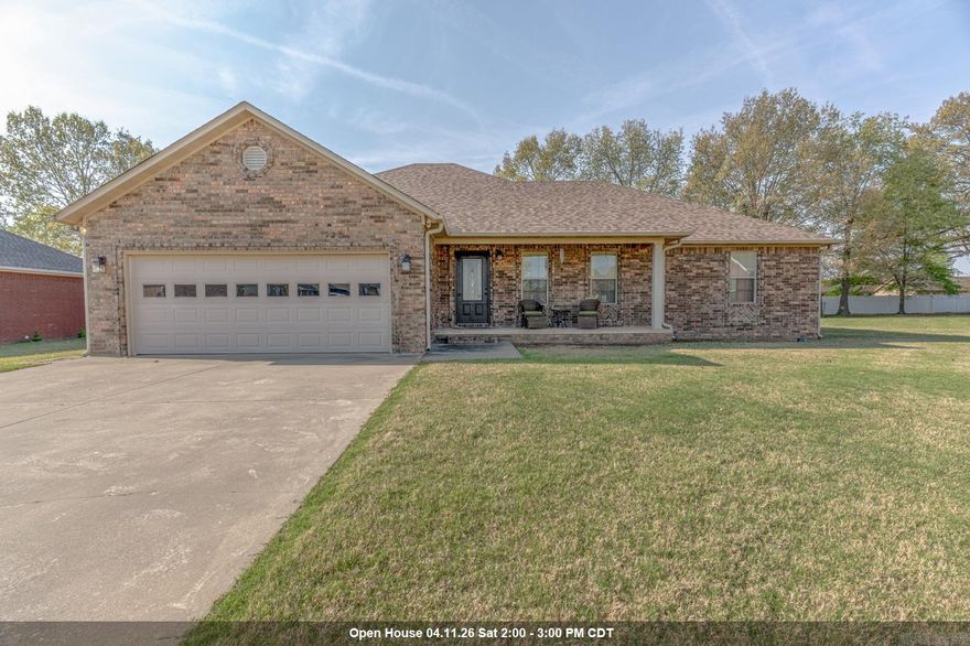 Welcome to Market 2712 Oxford Street in Paragould, Arkansas. Built in 2013, this all-electric brick home offers approximately 1,809 square feet with 3 bedrooms and 2 full baths. Sitting on a 0.35 +/- acre lot in the Carriage Hills subdivision, you’ll appreciate the large, well-maintained yard with plenty of space to enjoy the outdoors. Inside, the layout is functional and comfortable, with recently updated appliances that give the kitchen a fresh, updated feel. The primary bath features a large tub and separate shower, offering a great space to relax and unwind. The seller states the roof was replaced in 2021, offering added peace of mind. Located in the Greene County Tech School District and just a short drive to Brookland and Jonesboro, this property is one you don’t want to miss.  Call today to schedule a tour.