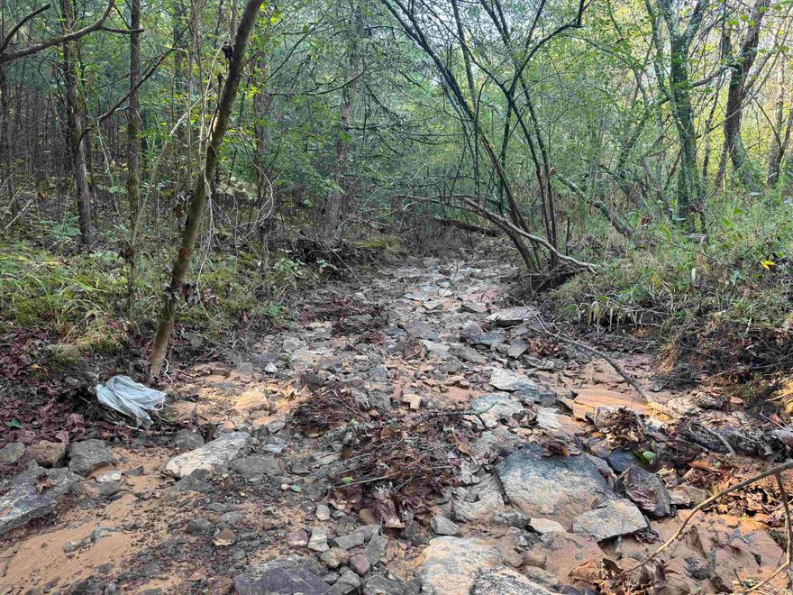 8.98 Acres to build your dream home, or use as hunting land! This property has a wet weather creek, is wooded, has several level areas, and has power and water at the road. Be sure to click the video links to see the aerial drone footage.