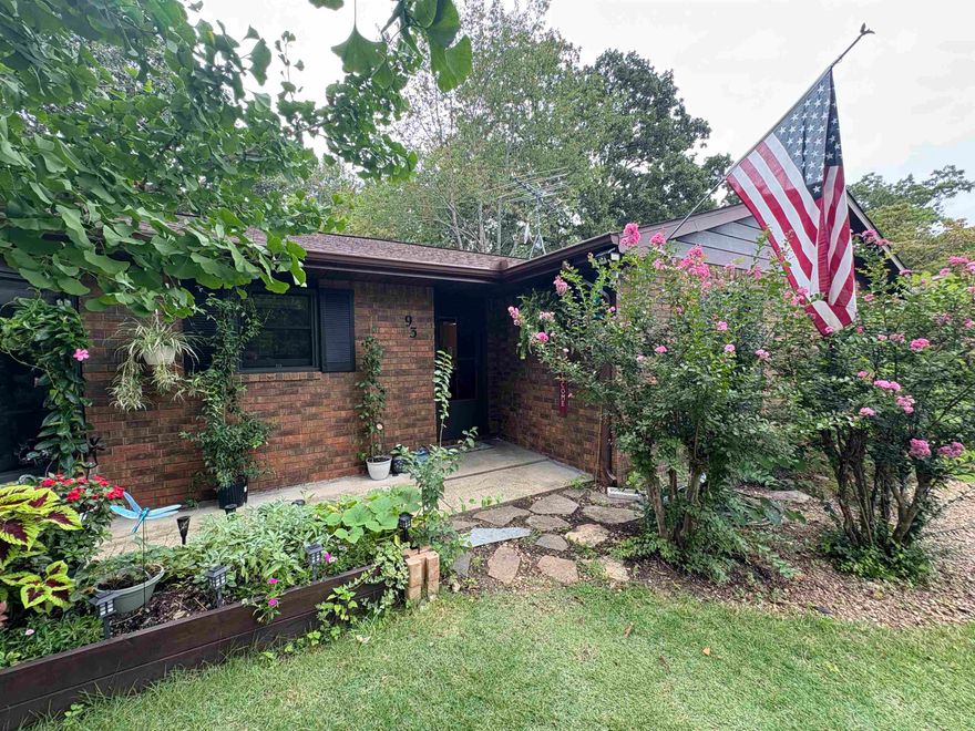 Welcome to the coveted Mallard Point Estates! This maintenance free brick home offers a tranquil setting near Lake Norfork and Mountain Home's convenient shopping and entertainment. The ample driveway provides plenty of parking for an RV, boat or other toys. It's only a 4 minute drive to Cranfield Resort and Marina! When you enter the home, you are greeted with cathedral ceilings and a cozy setting. The big bay window in the eating area opens up to the warm living room complete with a wood burning fireplace. Immerse yourself in nature in the expansive window filled sunroom. This room has so many possibilities - great home office, quiet reading room or a perfect gathering space. The home is equipped with high speed fiber optic internet from NEXT. Every bedroom has deep, substantial closets and gorgeous flooring. The back deck overlooks the private fenced in yard and invites you to take in all the sounds of nature. The home has an active termite contract.