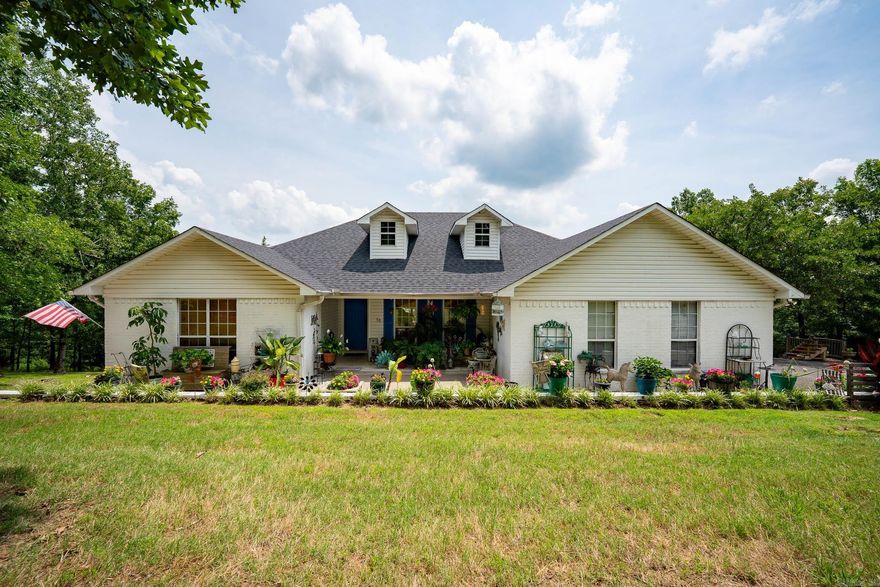 Welcome to this charming and well maintained home nestled on a scenic ridge with breathtaking panoramic views. This spacious property features a repaved driveway leading to a two-car garage and inviting entryway. Step inside to find luxury vinyl flooring, blending durability with modern style. The remodeled primary bathroom offers a spa-like retreat with updated finishes, while the kitchen boasts sleek granite countertops perfect for cooking and entertaining. Recent upgrades include a newer roof, water heater, and HVAC units, providing peace of mind and energy efficiency. Step out onto the expansive deck and soak in the beauty of the surrounding landscape — an ideal spot for morning coffee or evening gatherings under the pergola. A heated and cooled workshop on the bottom floor offers the perfect space for hobbies, projects, or additional storage, making this home as functional as it is beautiful. Don’t miss your opportunity to own this exceptional home with a view — schedule your private showing today! Listing also includes approx. 1.79 acre lot across the street.