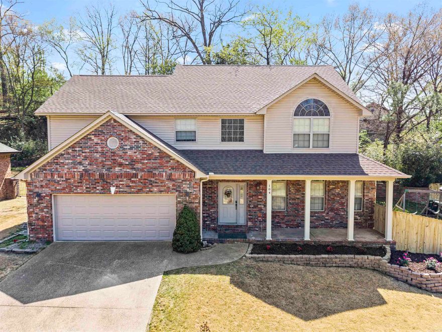 Welcome to this gorgeous two-story home in the desirable Eastgate I subdivision; a true blend of space, comfort, and style. Built in 2005, this 2,998 sq ft residence offers 4 bedrooms, 2.5 baths, and sits on a spacious lot. Upon entering, you’re greeted by a bright, flowing layout with gleaming hardwood floors that guide you through spacious living areas, perfect for both everyday living and entertaining. The heart of the home is a gourmet kitchen featuring granite countertops, a double oven, and abundant cabinetry, ideal for family meals or hosting friends. Upstairs, four generous bedrooms, including a serene primary suite with a walk-in closet, dual vanities, walk-in shower, and a spa-like jacuzzi tub - offer comfort and privacy. A handy bonus: there’s a built-in laundry chute for added convenience. Outdoors, relax on the back patio, a lovely spot for grilling or unwinding, and enjoy your fully fenced backyard, perfect for kids, pets, or quiet evenings under the stars. This home truly balances everyday livability with thoughtful touches, a must-see gem in Hot Springs!