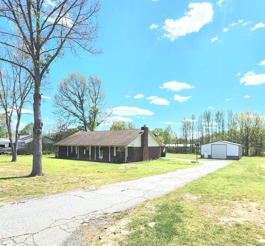 Welcome to your cozy rural retreat, nestled in the countryside! This charming family home offers a perfect blend of comfort and functionality.  Step inside and be greeted by warmth and space. The heart of the home boasts a brick Fireplace, modern HVAC system, approx 6 years young, and a water heater that is approx 3 years young.  Need ample space for your hobbies or projects? Look no further than the new 30x30 shop with a convenient 13' door built in 2023, perfect for storing all your tools and toys. It is plumbed for a bathroom, making it a versatile space ready for your customization dreams to come true.  With its proximity to Conway shopping amenities, you'll have the best of both worlds - rural tranquility and urban convenience.  Don't miss out on this opportunity to embrace the rural lifestyle. Schedule your viewing today and start envisioning the endless possibilities this home has to offer!