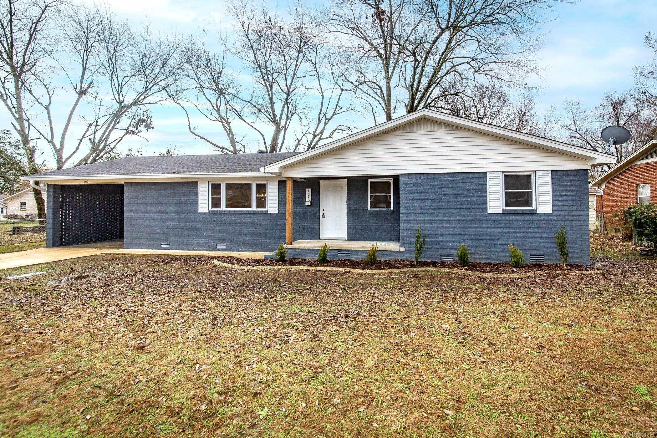 Welcome to 103 Oklahoma St in Beebe, AR! This 1,616 sq ft traditional-style home with a modern interior offers 3 beds, 1.5 baths, and a complete remodel. The heart of the home—a stunning kitchen—boasts brand-new cabinets, countertops, backsplash, appliances, and lighting. Updates include new HVAC, water heater, plumbing, floors, paint, and a refreshed bathroom. Enjoy the cozy front porch, fully fenced backyard, and the charm of an up-and-coming town. Comfort and affordability await!