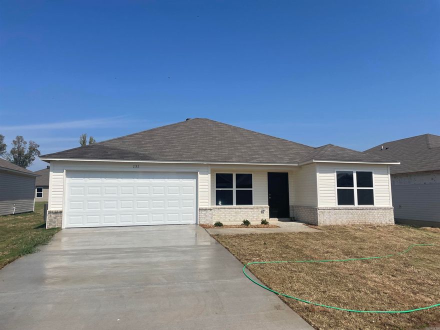 Carnegie II plan Upgrades in this home include: 60" fiberglass shower in Master Bath, 8" deep Kitchen sink, Luxury Vinyl Plank flooring in wet areas and Living Room and adjacent hallways, Cheyenne style interior doors throughout home.