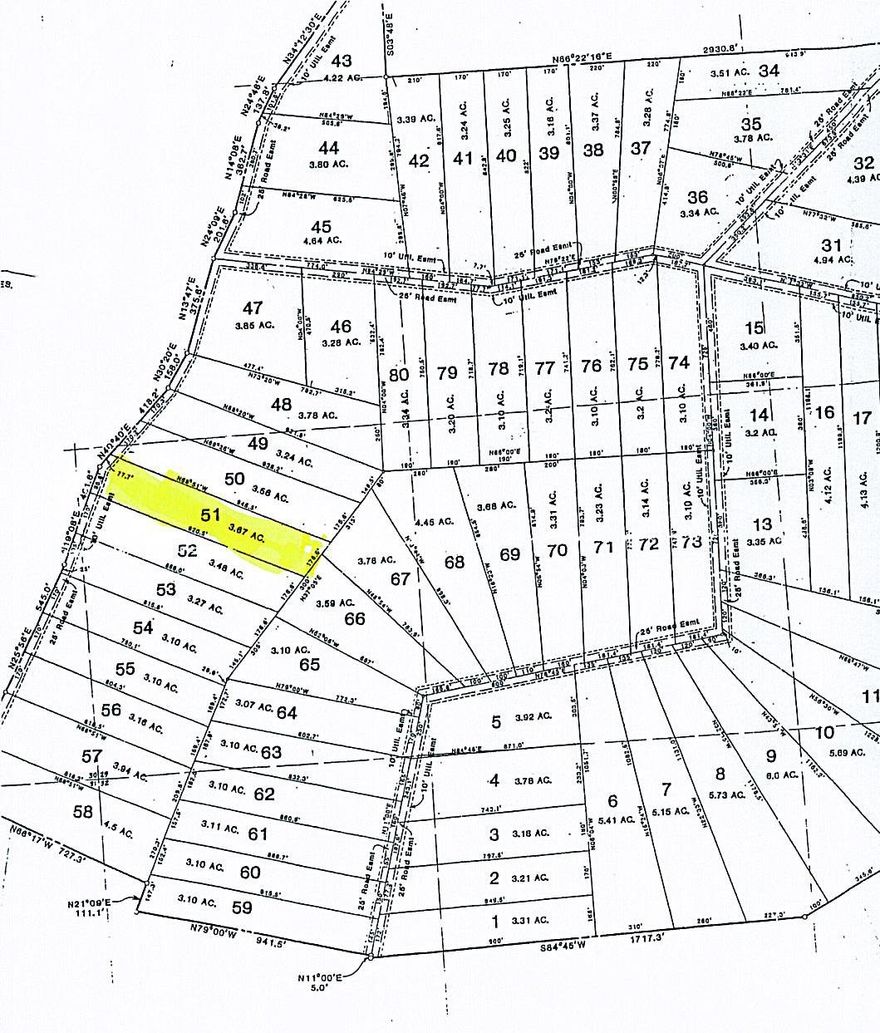 Unimproved 3+ acres in McFadden Bluffs