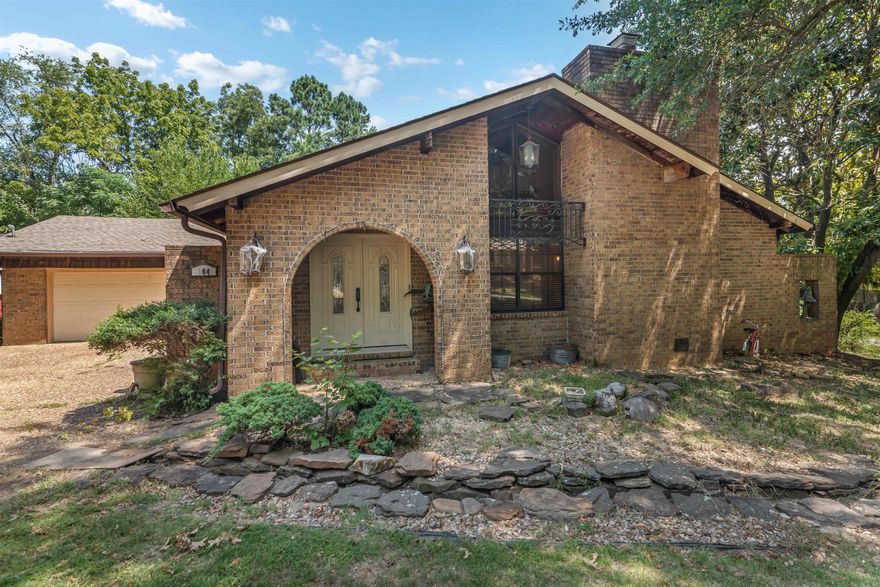 Spacious family home located in the heart of Greenwood very convenient for school commute and shopping. Featuring a large living area with vaulted ceilings and beautiful wood accents, granite counter tops and gas stove in kitchen, 2 bedroom 2 bathroom upstairs one bedroom down, a large partially finished basement just waiting for your final touches, a wraparound porch and a storage building in the back. All sitting on a large corner lot with a tennis court. Schedule you're showing today!