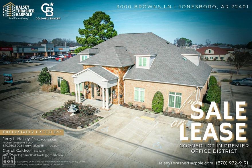 3000 Browns Ln presents a unique opportunity of a prime commercial property in a sought-after location. This versatile property offers a range of opportunities for potential investors or tenants. Located in the well-established Windover Office Park, the property boasts excellent visibility, accessibility, and a range of features that make it a compelling prospect for businesses seeking to establish or grow their presence. Just behind the property, the exciting development of Reedmont is currently under construction, increasing traffic and generating interest in the neighborhood. With ample parking and a spacious interior layout, the property can be customized to suit a wide range of business needs. Whether purchasing the property for long-term investment, leasing it as a business owner, or developing it further, this property offers an opportunity for capital growth and income generation. Take advantage and secure this prime commercial property and the many opportunities it presents. Contact us today to learn more and schedule a showing. High Traffic & High Visibility Location. Direct Visibility from I-555. Dual Entrances.