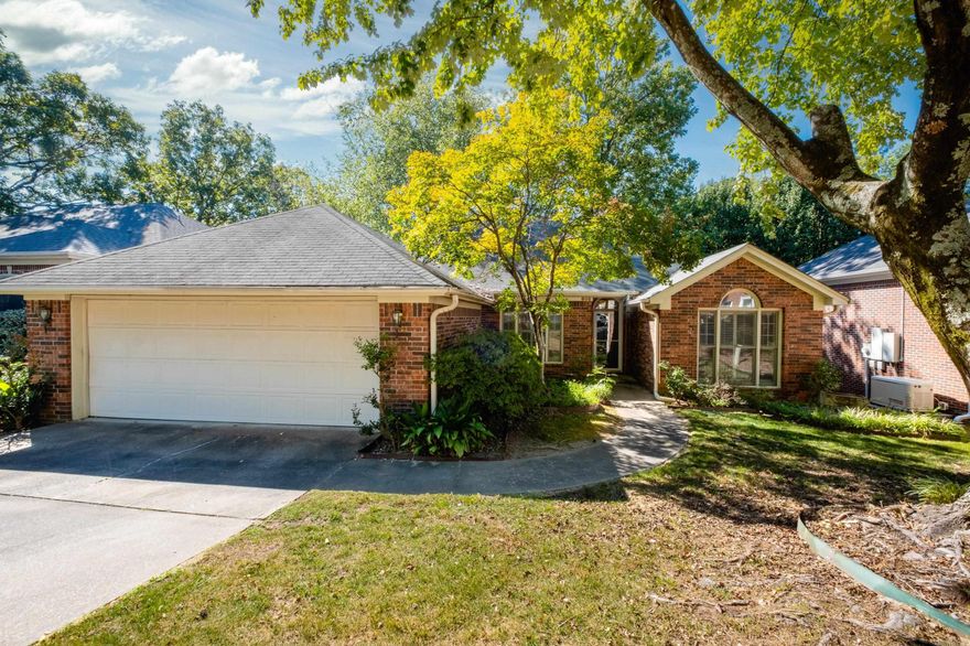 Great opportunity in a desirable development! Single level patio home with two car garage. Wonderful split bedroom layout. Generous sized living room with access to deck overlooking fully fenced backyard. Primary bedroom features plantation shutters, tray ceiling, generous sized bathroom with double vanities, jetted tub, separate shower and walk in closet.  Association fee covers use of Cambridge Place tennis courts, pool and clubhouse and trash pick-up. Priced to allow room for cosmetic updates and personal preferences. Refrigerator, Washer/Dryer to convey.