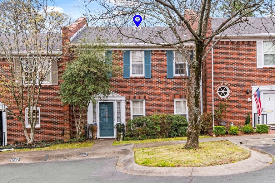 Location, Location, Location.  Townhome located in the heart of WLR.  Amenities include Tennis Courts and Pool. 2 bedrooms with attached baths. 1 half bath down. 2 Living Areas and a Formal Dining Room. Kitchen/Den Combination with fireplace. Awesome large patio. Home needs some updating and is being sold "AS IS" buyers are welcome to make all inspection of the property. Square Footage is strictly approximate, home has not been measured. No Seller's Property Disclosure to be provided.