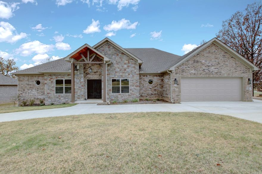 Step into the pinnacle of luxury living on the Greystone golf course! This 3,015 sq. ft. home features 4 beds, 3.5 baths, and an array of premium amenities. Upon entry, the expansive living room with a wall of windows offers stunning views of the golf course. The heart of the home is the gourmet kitchen, a haven for culinary enthusiasts, complete with a gas cooktop, convection wall oven, and ample cabinet space, including a convenient pantry closet. The master suite is a retreat of comfort, boasting a spa-like bath with a tile walk-in shower and an oversized soaker tub. The master closet adds to the sense of luxury. Outdoor living is enhanced by a covered back porch and patio, providing breathtaking golf course vistas. The large garage, with a separate overhead door for your golf cart, adds both convenience and sophistication. Practical elements like the circle drive in front elevate the property's curb appeal. Whether you're an avid golfer or seeking luxury living, this residence caters to your every need. Don't miss the chance to call this home yours—schedule a showing today and embrace the Cabot lifestyle at its finest! Or walk through the home with the 3D Virtual Tour!