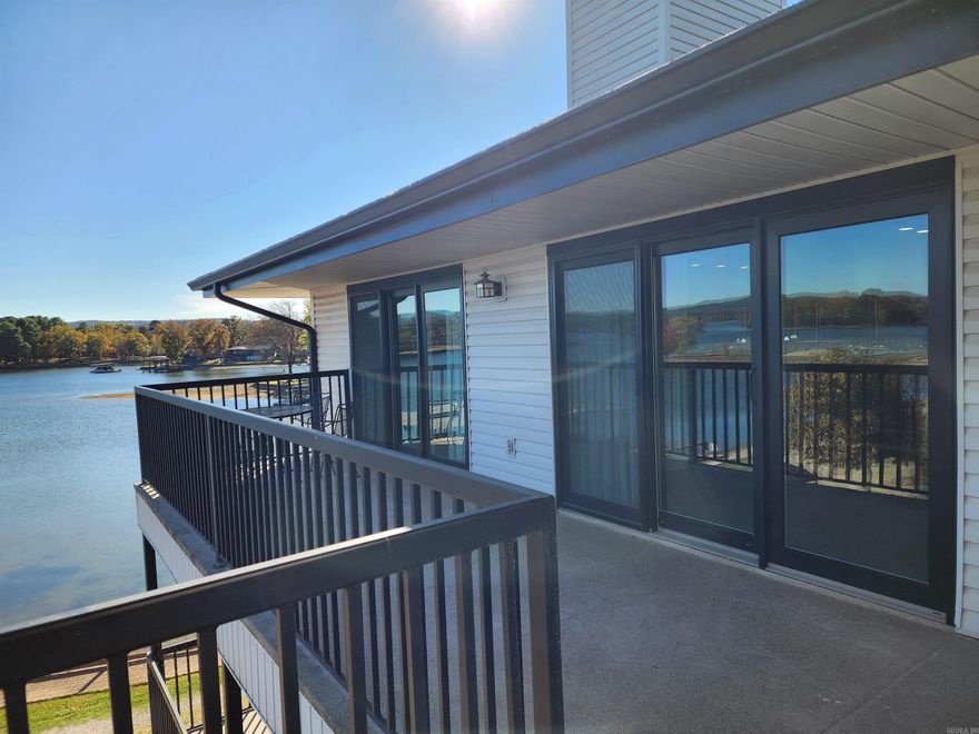 This Newly Remodeled Condo has one of the Best Lake Views in this Complex! Faces East for Morning Sun & Shaded in the Afternoon. Selling Fully Furnished and Includes All New Appliances, Washer/Dryer, Crown Molding, Flooring, Insulated Windows, Sliding Doors, Granite Countertops & Paint. Complex is Gated with lots of Boat/Trailer storage and onsite Launch Ramp. Lots of Common area for Owners, Sandy Beach area, Walkout Lake Swimming, Pickle Ball, Shuffleboard, Sanded Volleyball area, Basketball Cort, Kids Put-Put, Picnic Areas, Year-Round Heated Inground Pool, Gas Firepit area, Hot Tub, Workout Room, Lots of Natural Walking Space with Trees (Not Typical with Lake Condos), Convenient In/Out Location on 7-South. NICE! with one of the Lowest POA fees.