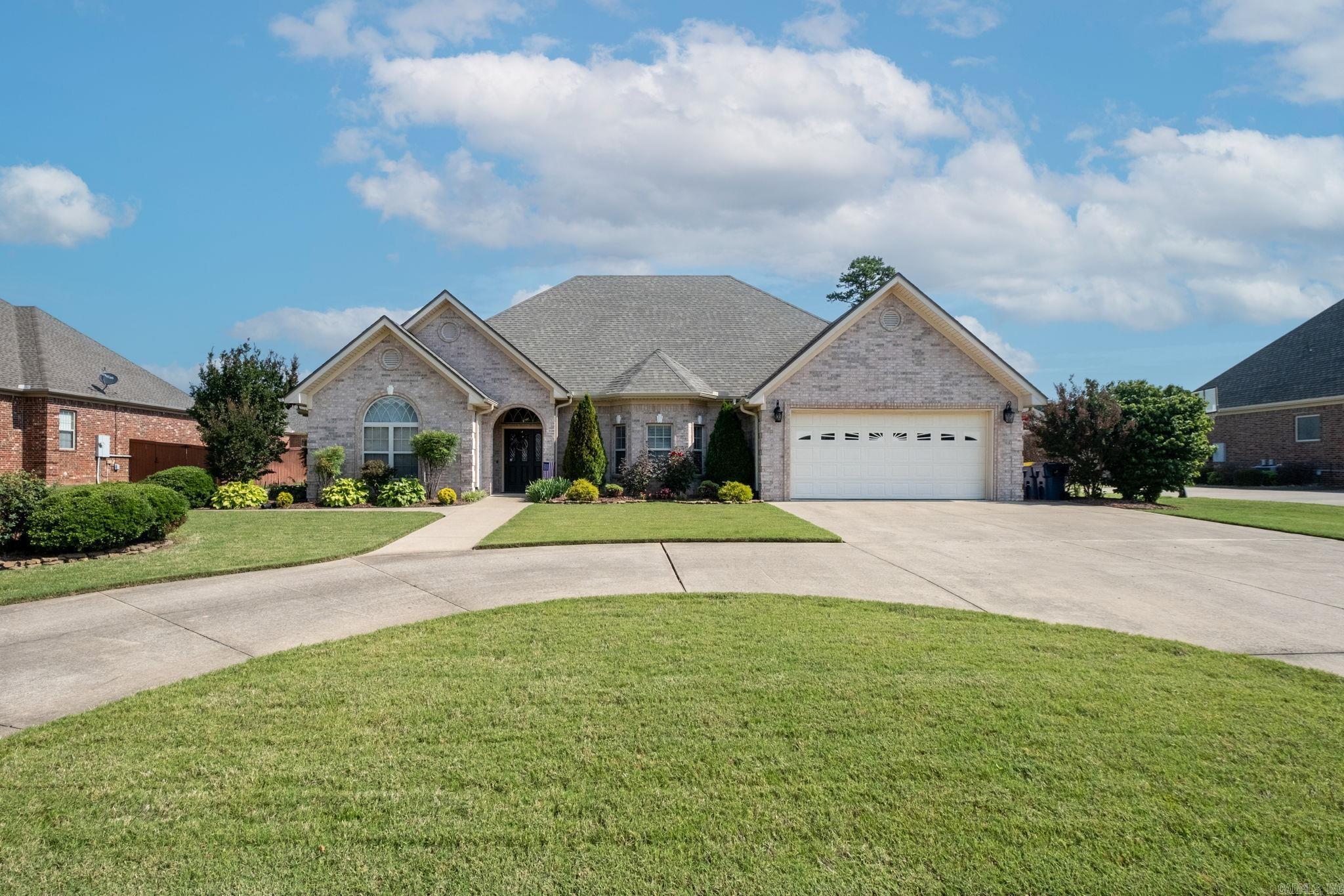 Beautiful and immaculate home located in The Park on Mountain Springs! This home has so much to offer with a whole house generator, new roof, shop! Inviting foyer leads to living room with oversized fireplace, open to the kitchen with formal dining area and breakfast area, pantry, an island, lots of cabinets & countertop space. Large primary suite has tray ceiling, 2 walk in closets, double sinks, separate tub/shower. Other bedroom could be in law suite, has its own entry, large tub and vanity in bathroom, walk in closet that doubles as a storm shelter. Outside offers a covered patio overlooking well manicured, fenced lawn. There is a third garage or shop that also has a covered patio. Sprinkler system, whole house gas generator. New roof 2022, hvac - 2018. Gorgeous! Handicapped accessible, too!