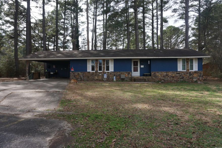 Tucked away in the cul de sac is this very well kept home in the Lovely Sunny Hill Addition in Searcy. 3 bedrooms, 2 bathrooms and a very open living dining and kitchen which makes furniture placement extremely easy ! There is a nice breakfast bar in the kitchen, lots of cabinets, and the laundry room has storage cabinets and a custom sewing cabinet, just bring your own sewing machine or it could be an office or bill pay nook. New replacement windows in 2022, New dishwasher in 2025, New water heater in 2023.
